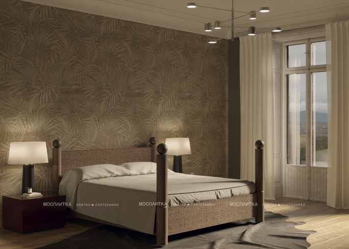 Дизайн Спальня в стиле Эклектика в бежевом цвете №13395 - 4 изображение