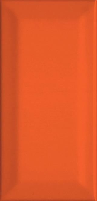 Плитка Клемансо оранжевый грань 7.5х15