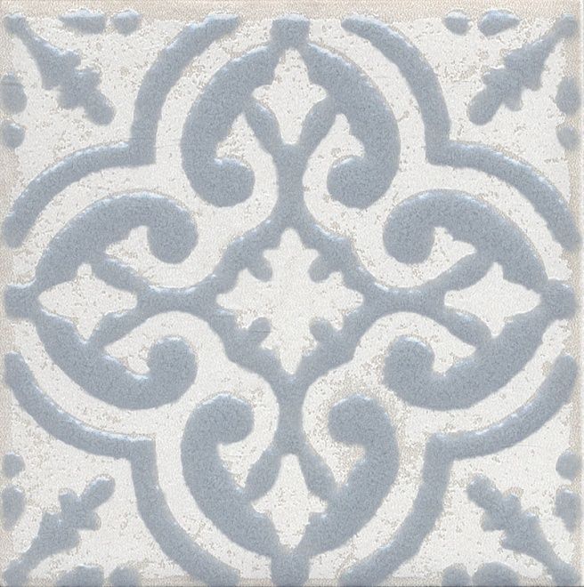 Керамическая плитка Kerama Marazzi Вставка Амальфи орнамент серый 9,9х9,9 