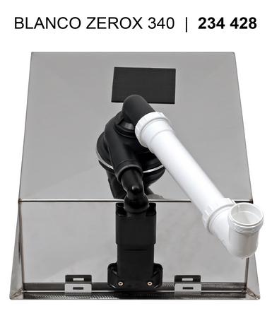 Кухонная мойка Blanco Zenar 340-U Durinox 521556 нержавеющая сталь