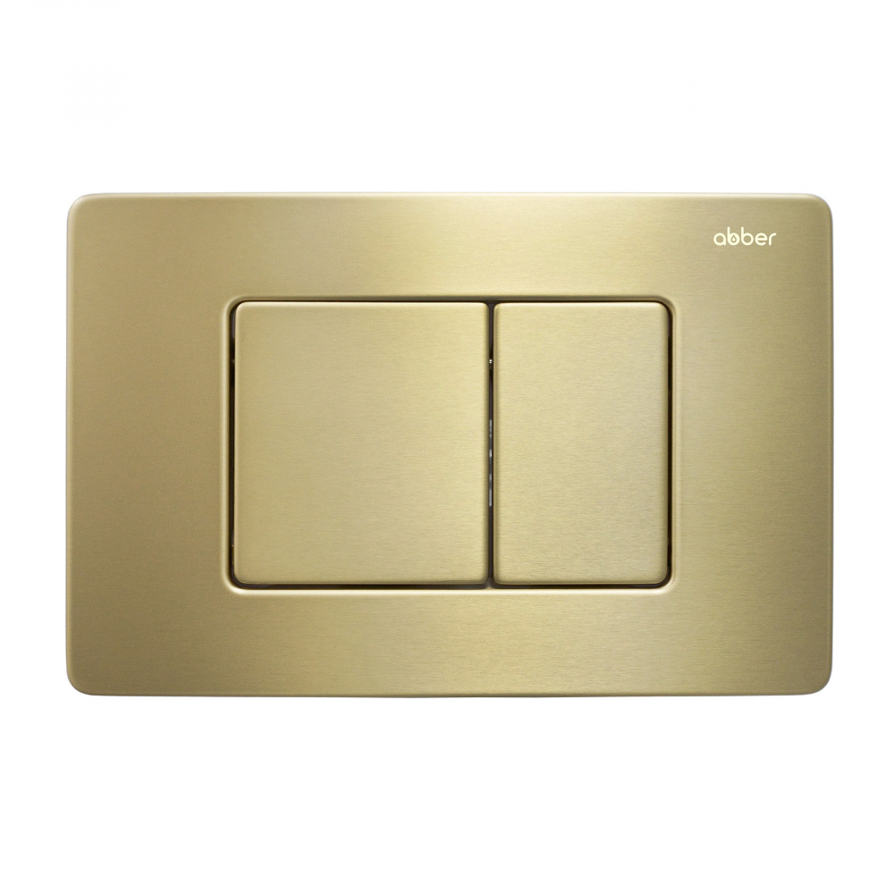 Кнопка смыва для инсталляции Abber AC0120MMG матовое золото 