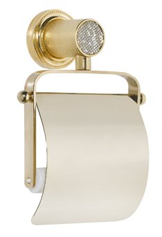 Держатель туалетной бумаги Boheme Royal Cristal 10921-G золото