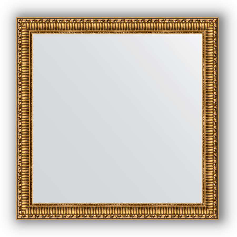 Зеркало в багетной раме Evoform Definite BY 1028 74 x 74 см, золотой акведук 