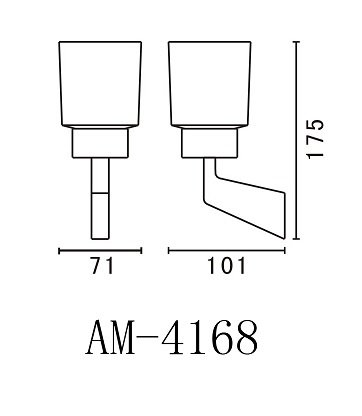 Стакан Art&Max Techno AM-4168