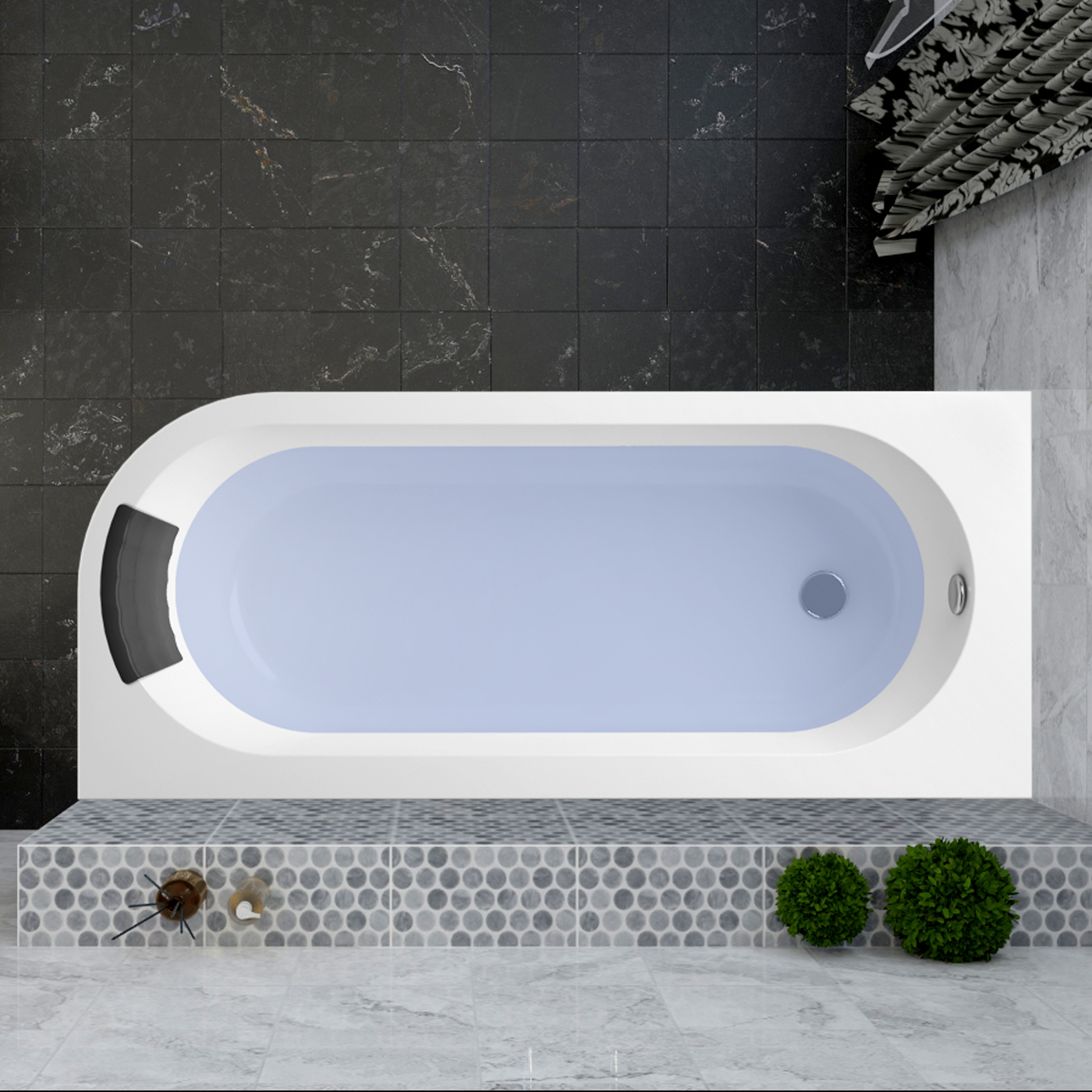 Акриловая ванна Lavinia Boho Art II, 170x72,5 см. левая, 36359H0C