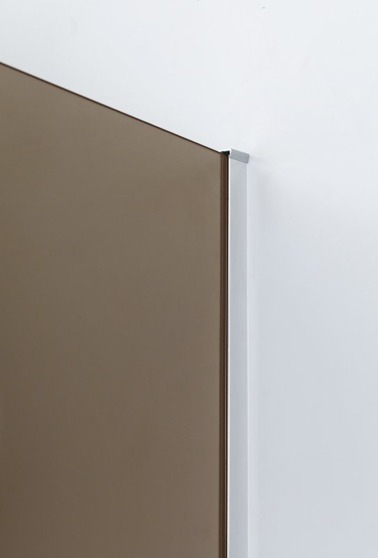 Душевая дверь Cezares SLIDER-B-1-100/110-BR-Cr стекло бронзовое, профиль хром
