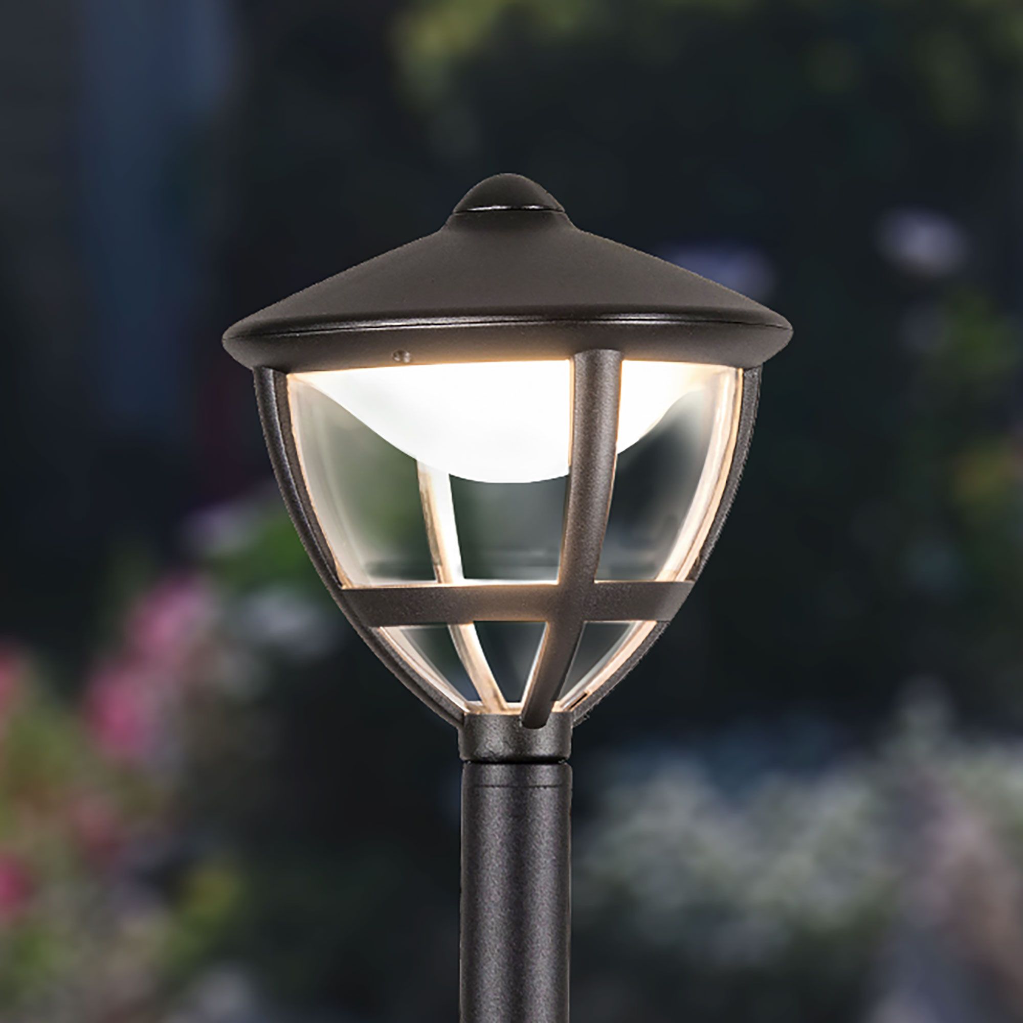 Светильник садово-парковый со светодиодами Gala F черный (GL LED 3001F) 