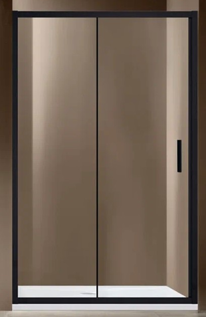 Душевая дверь Vincea Garda VDS-1G120CLB 120 см черный, стекло прозрачное 