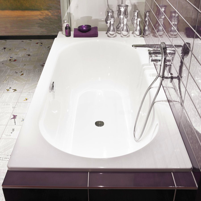 Стальная ванна Bette Starlet, с шумоизоляцией 190х90х42 см, с самоочищающимся покрытием Glaze Plus белая, 1830-000 PLUS