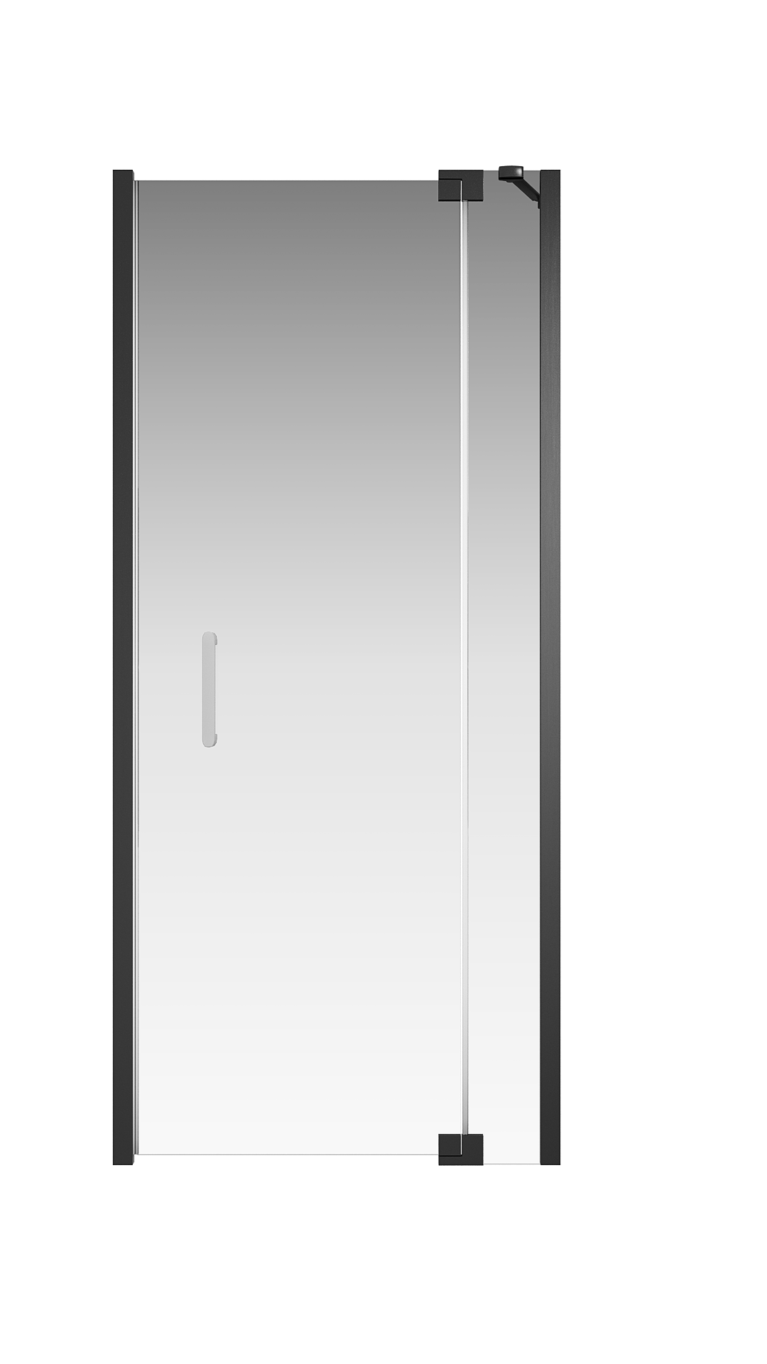 Душевой уголок Creto Tenta стекло прозрачное профиль черный 90х100 см, 123-WTW-90-C-B-8 + 123-SP-100-C-B-8 