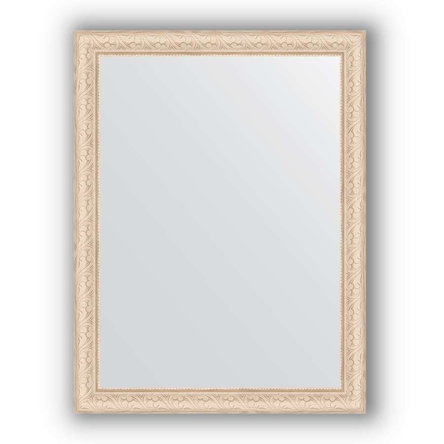 Зеркало в багетной раме Evoform Definite BY 1011 64 x 84 см, беленый дуб 