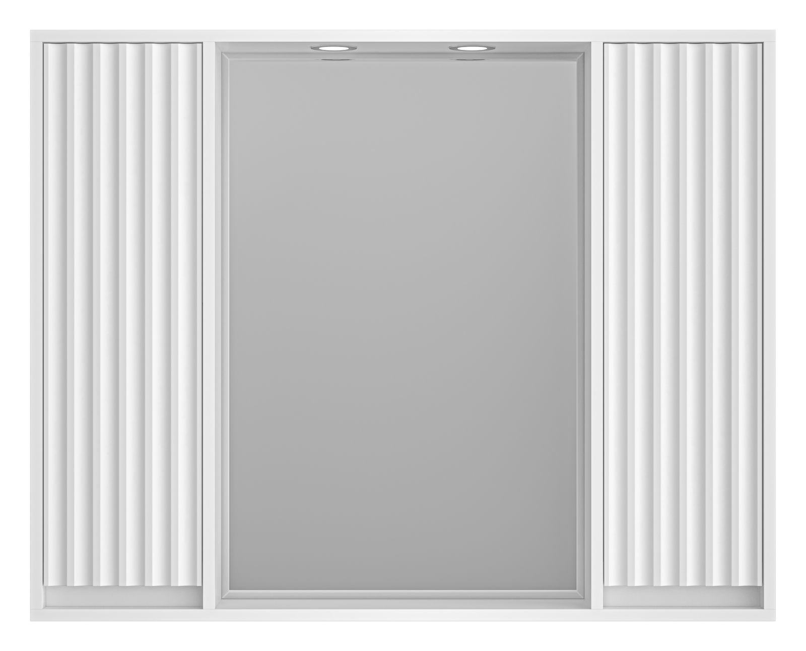 Зеркальный шкаф Brevita Balaton 100 см BAL-04100-01-011 с подсветкой, белый