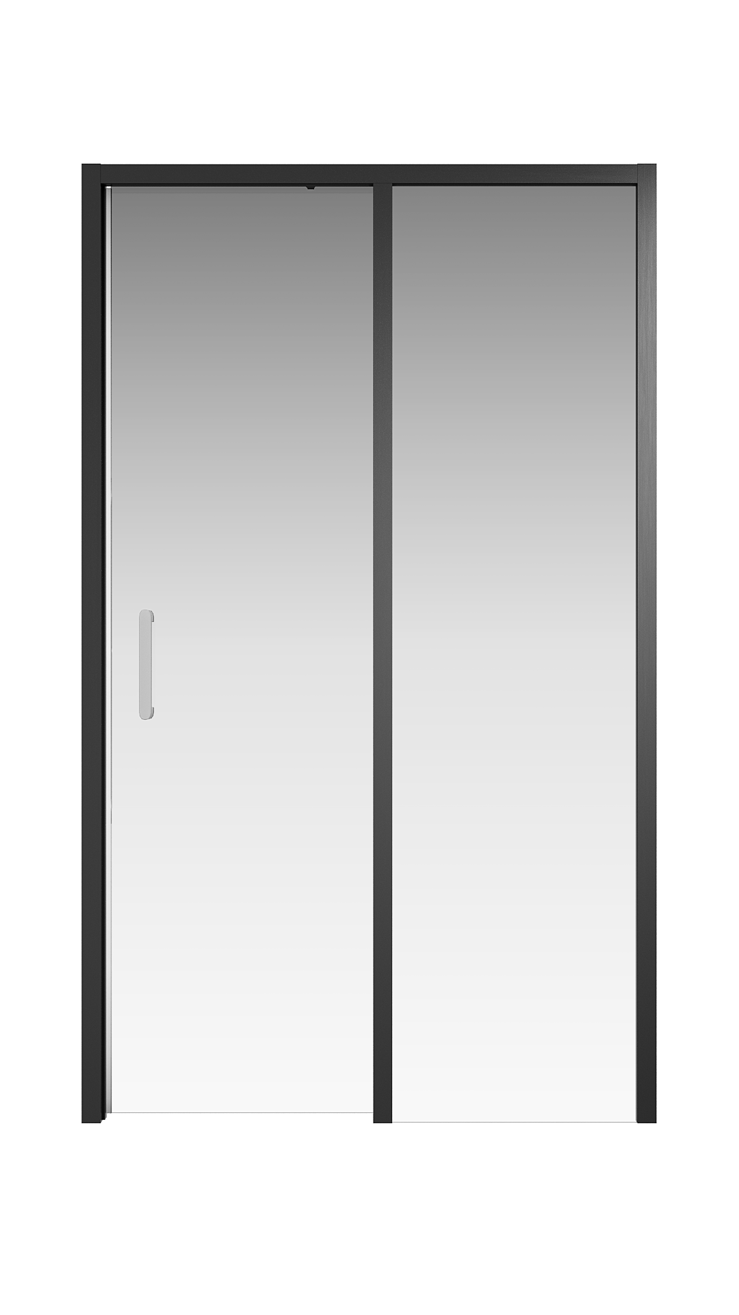 Душевая дверь Creto Nota 120х200 см 122-WTW-120-C-B-6 профиль черный, стекло прозрачное 
