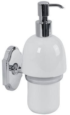 Дозатор жидкого мыла настенный Veragio Stanford, бронза/керамика VR.STD-7770.BR