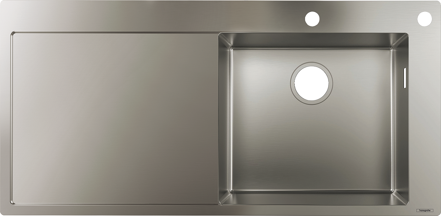 Кухонная мойка Hansgrohe S717-F450 43307800, под сталь 