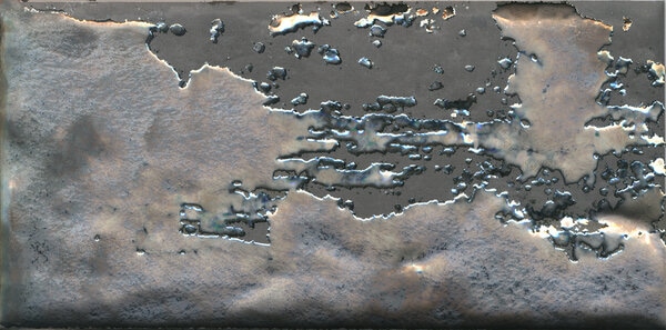 Керамическая плитка Kerama Marazzi Декор Граффити металл серый темный 9,9х20 