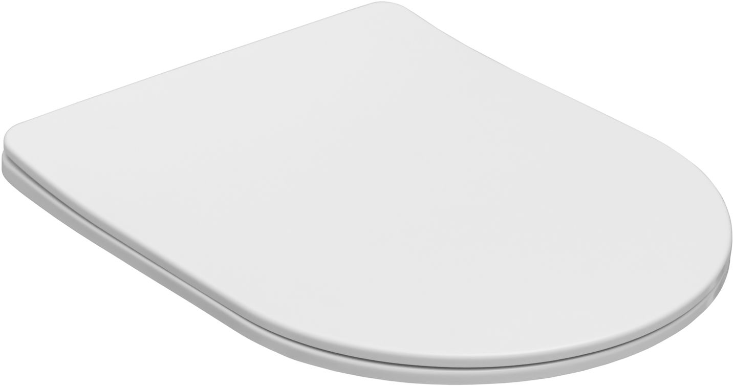Унитаз подвесной безободковый Creto Logan L5 1005-001-L1W с крышкой-сиденьем микролифт, белый