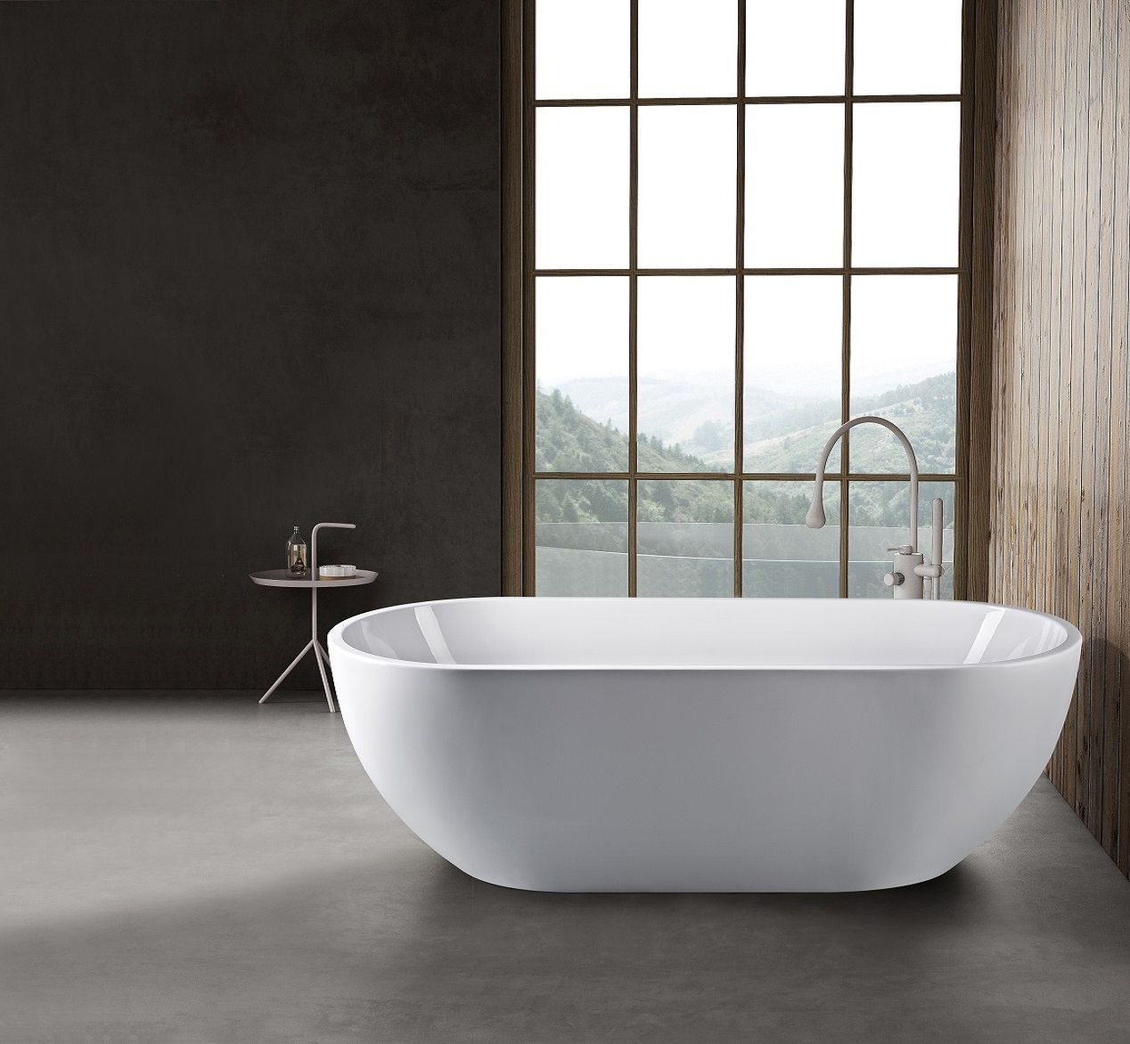 Акриловая ванна Art&Max 180х80 см AM-218-1800-800, белый
