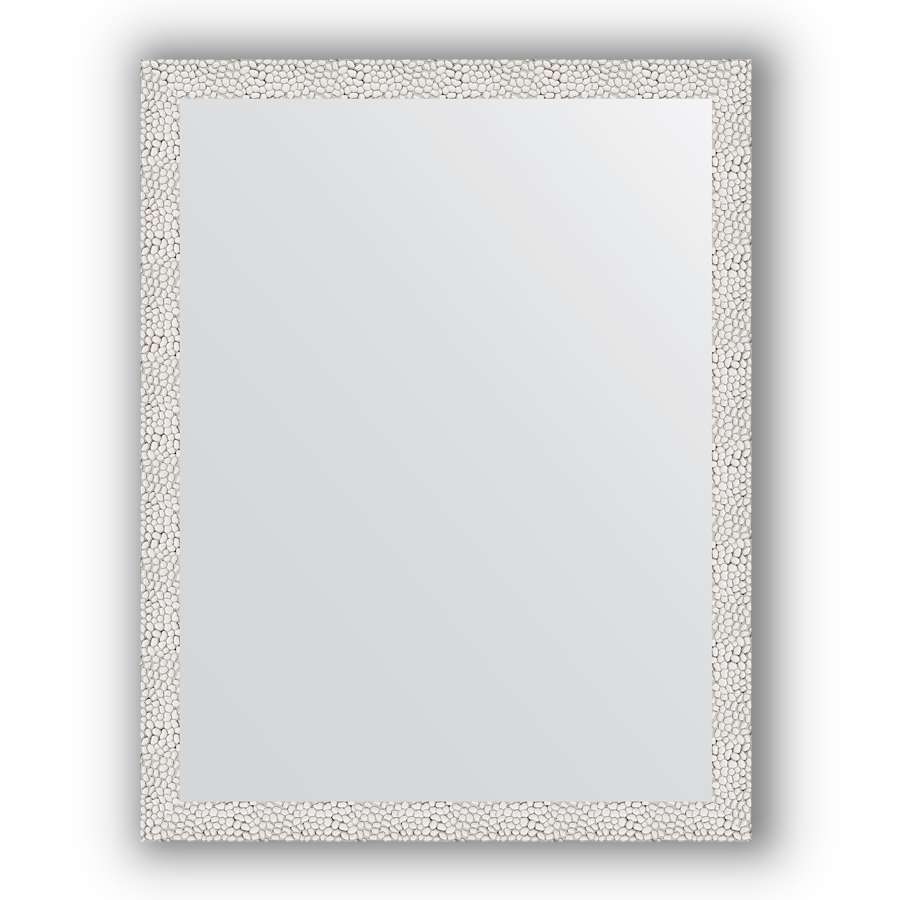 Зеркало в багетной раме Evoform Definite BY 3258 71 x 91 см, чеканка белая 