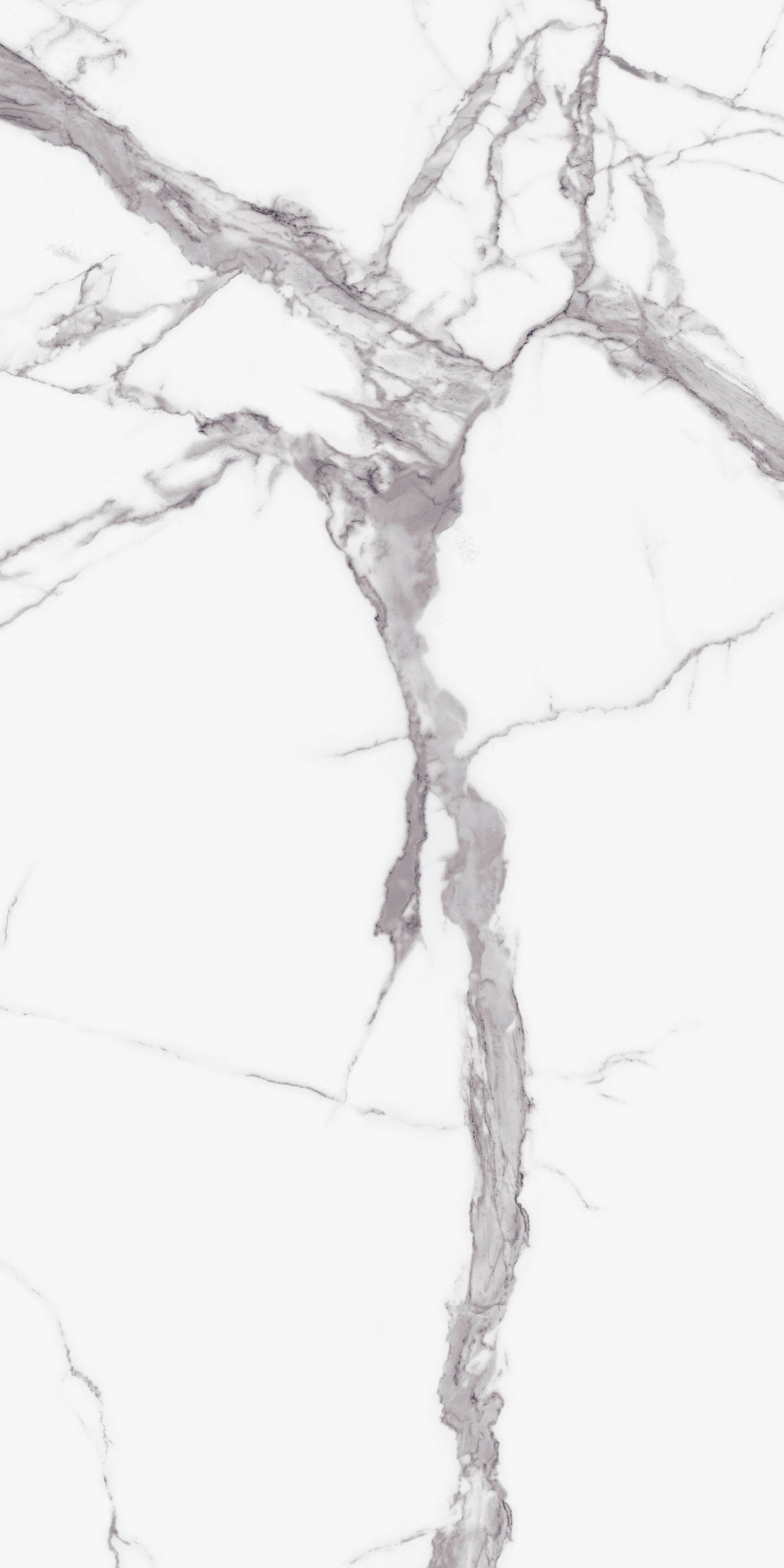 Плитка из керамогранита сатинированная Creto Statuario Cara 80х160 белый (MPL-058635)
