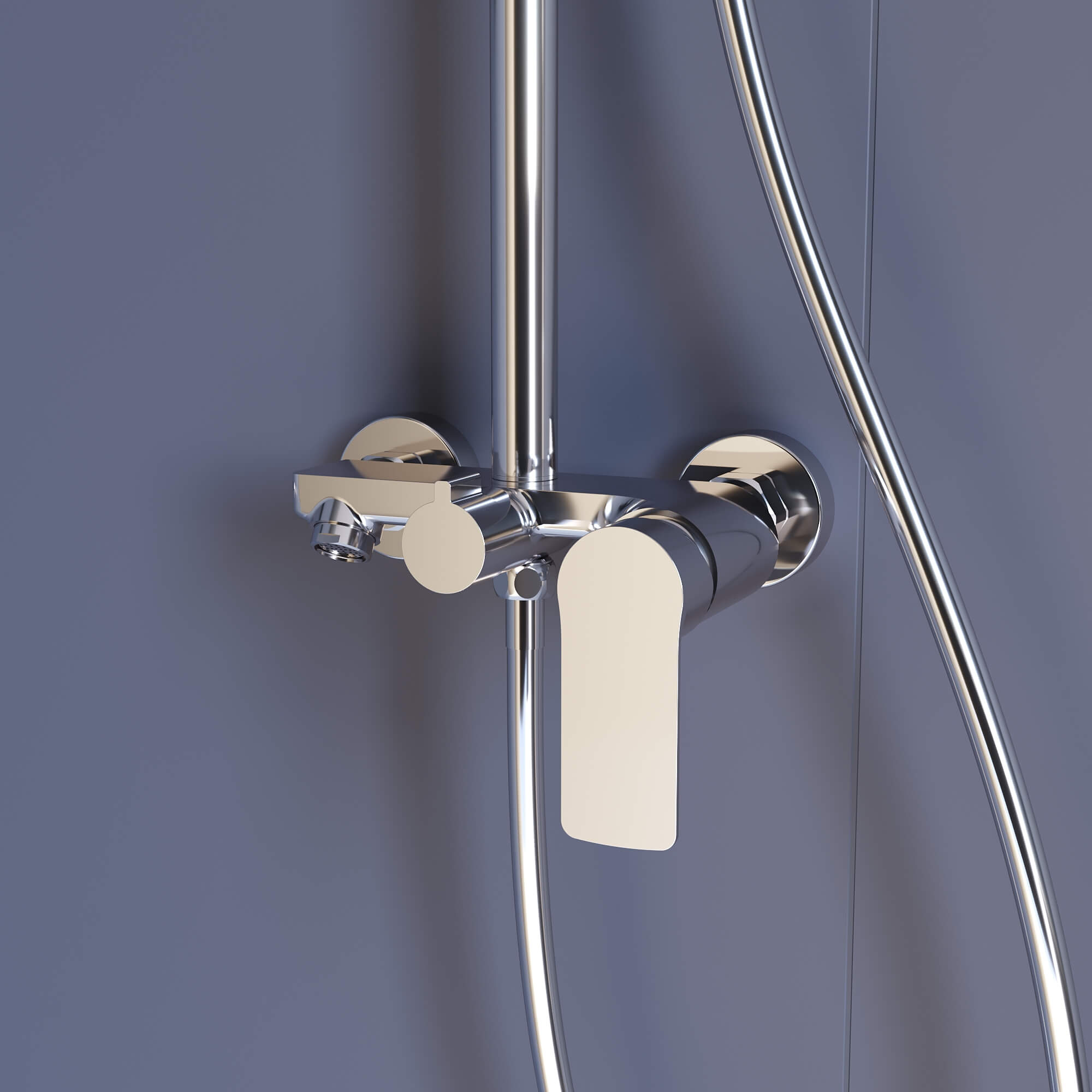 Душевая стойка RGW Shower Panels 59140126-01 на 3 режима хром
