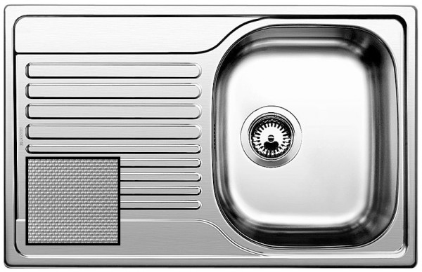 Кухонная мойка Blanco Tipo 45 S Compact 513675 нержавеющая сталь декор