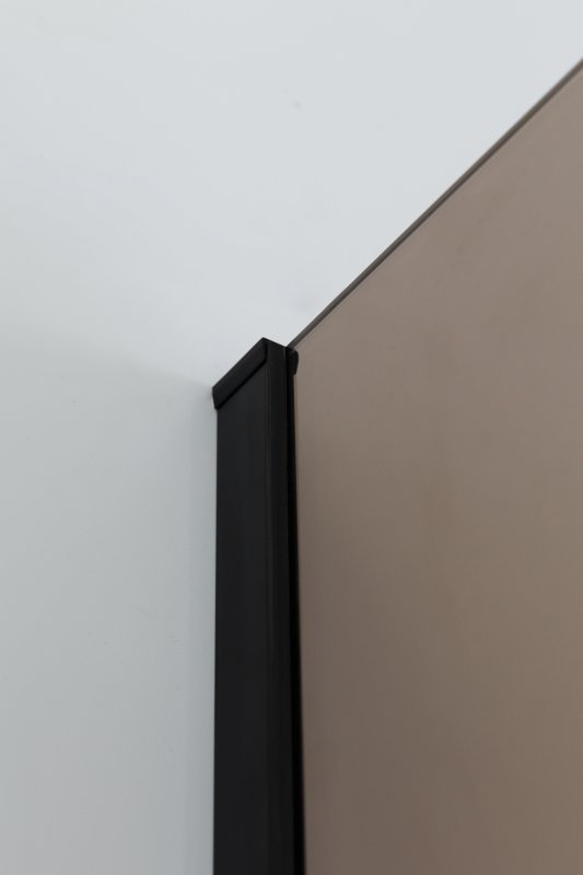 Душевая дверь Cezares SLIDER-B-1-70/80-BR-NERO стекло бронзовое, профиль черный матовый