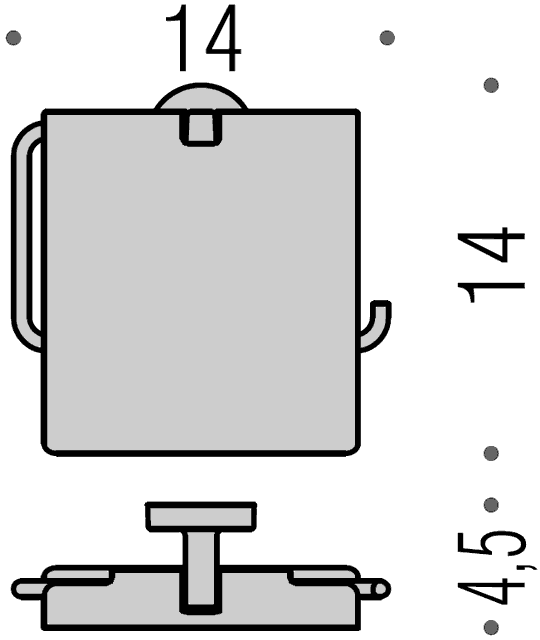 Держатель туалетной бумаги Colombo Nordic, с крышкой B5291 - 2 изображение