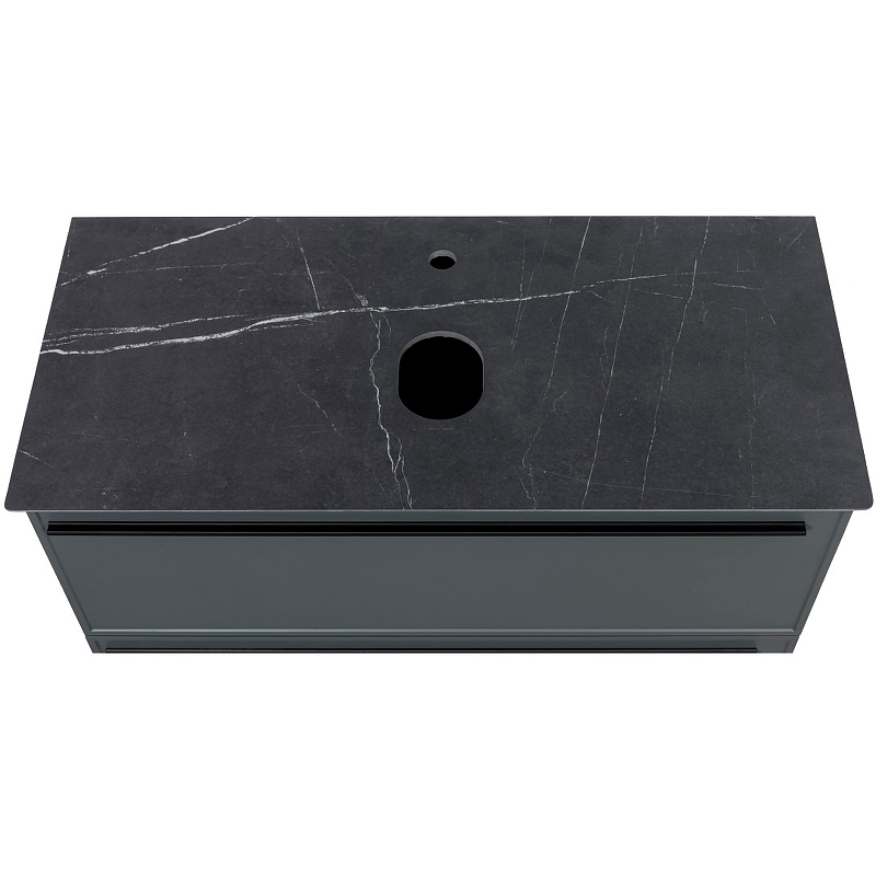 Столешница La Fenice Granite Black Olive Light Lappato 80 см FNC-03-VS03-80 черный мрамор