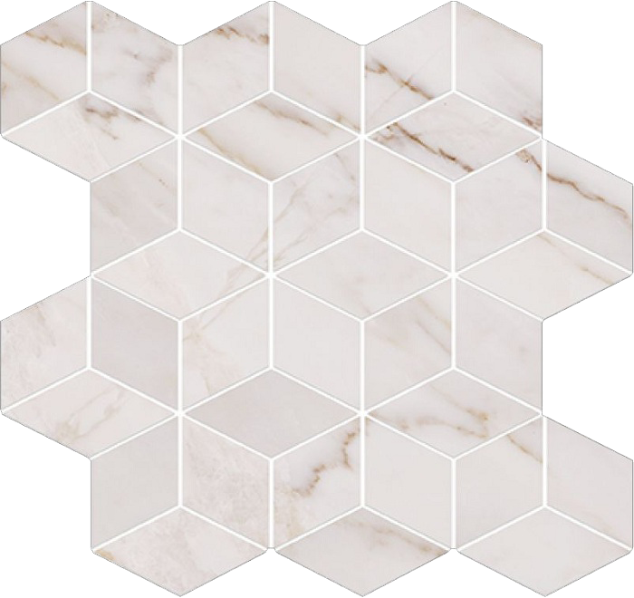 Керамическая плитка Meissen Вставка Carrara белый 28х29,7 
