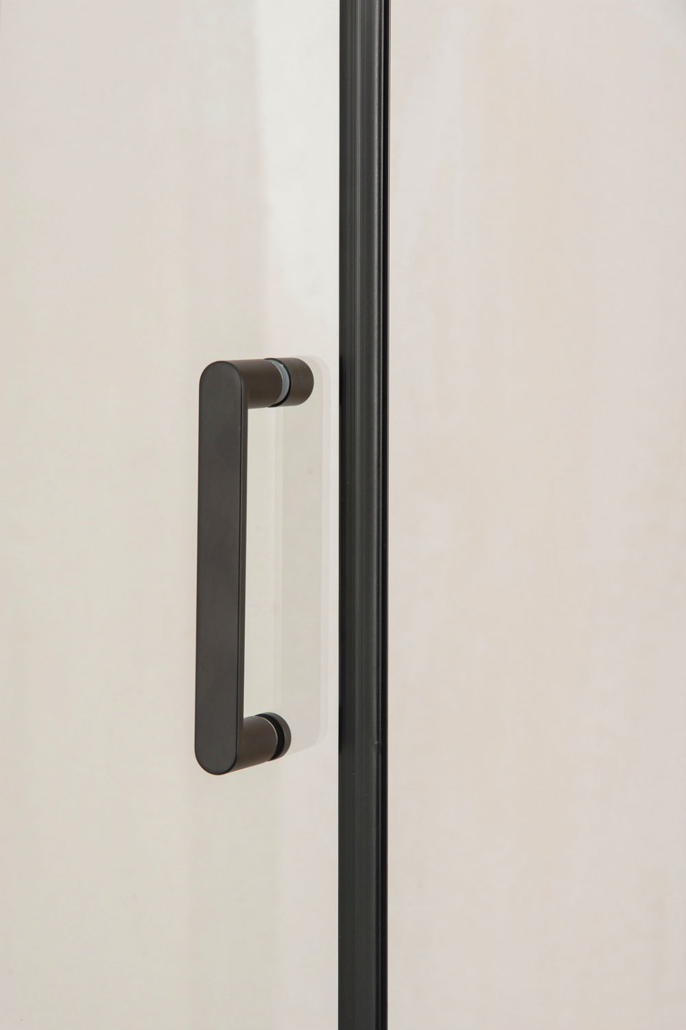 Душевая дверь Orange E05-100TB профиль черный, стекло прозрачное 98 см