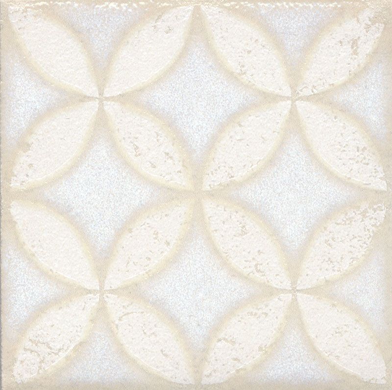 Керамическая плитка Kerama Marazzi Вставка Амальфи орнамент белый 9,9х9,9 