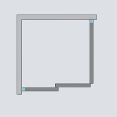 Душевой уголок Radaway Idea KDJ 120х90 см левый, стекло прозрачное, профиль черный - 9 изображение