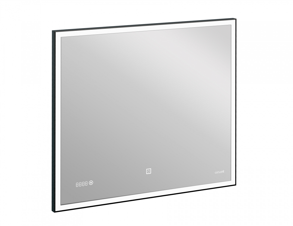 Зеркало Cersanit Led 011 Design 100 см LU-LED011*100-d-Os с подсветкой, черный