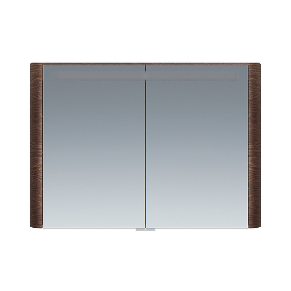 Зеркальный шкаф Am.Pm Sensation M30MCX1001TF с подсветкой, 100 см, табачный дуб 