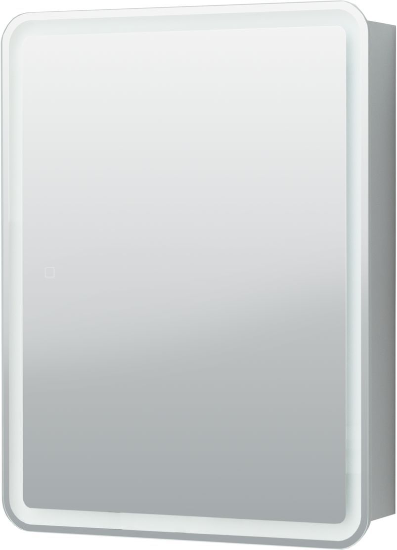 Зеркальный шкаф Aquanet Оптима 60 с LED подсветкой