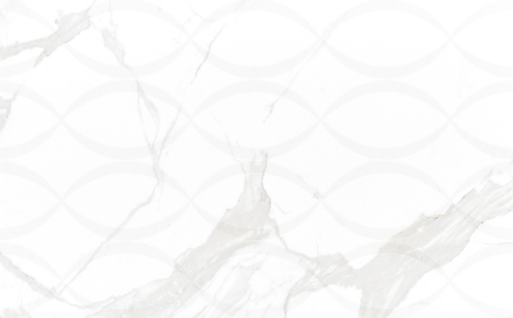 Керамическая плитка Creto Плитка Scales белый 25х40 - изображение 2