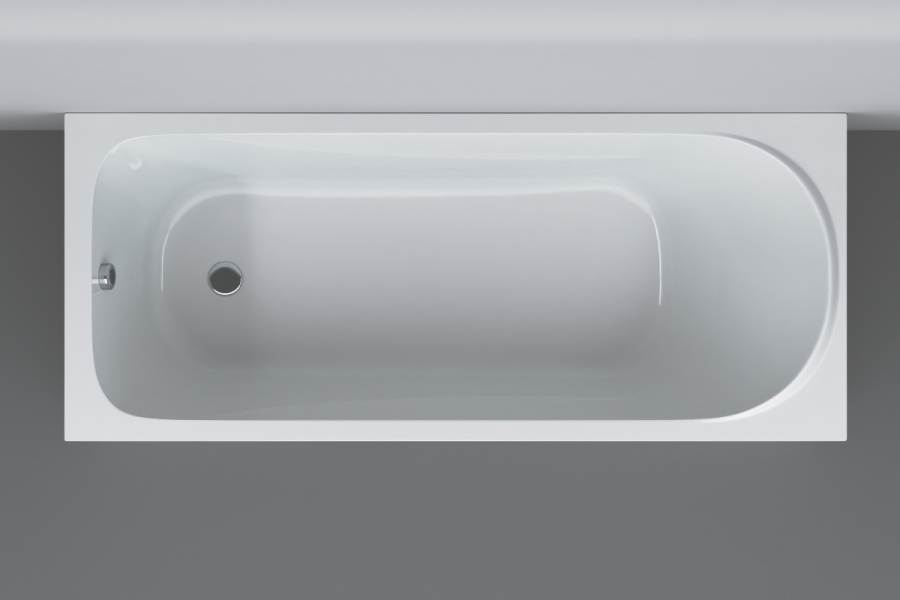 Акриловая ванна Am.Pm Sense W75A-170-070W-KL белая 170x70 с каркасом и сливом-переливом