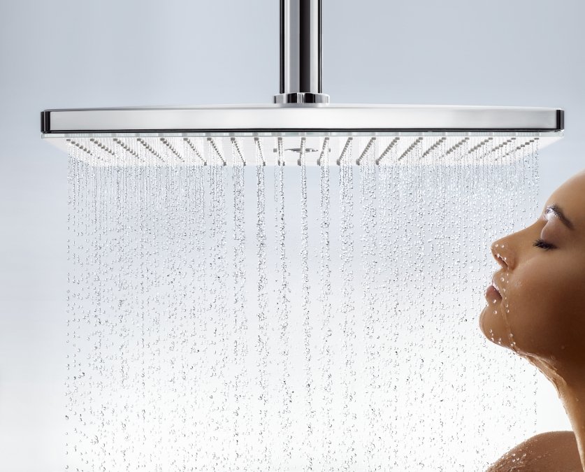 Верхний душ Hansgrohe Rainmaker Select 460 24004400, белый/хром