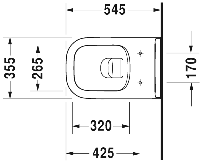 Унитаз подвесной Duravit D-code 45700900A1 безободковый с крышкой-сиденьем микролифт - изображение 4
