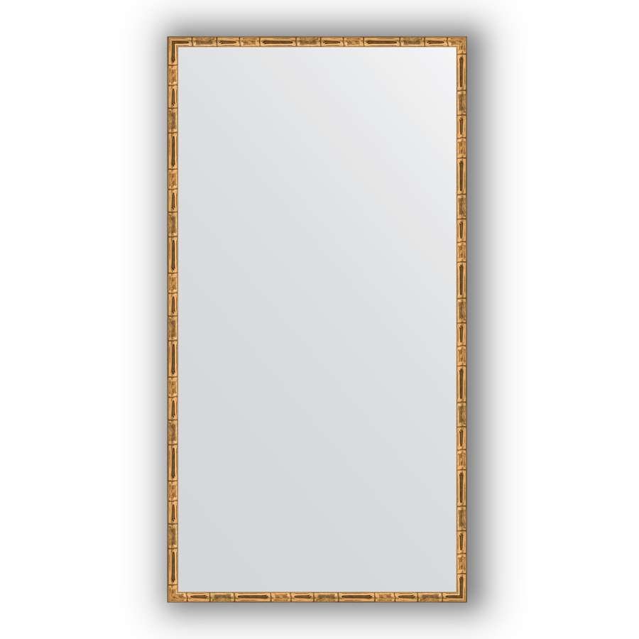 Зеркало в багетной раме Evoform Definite BY 0746 67 x 127 см, золотой бамбук 