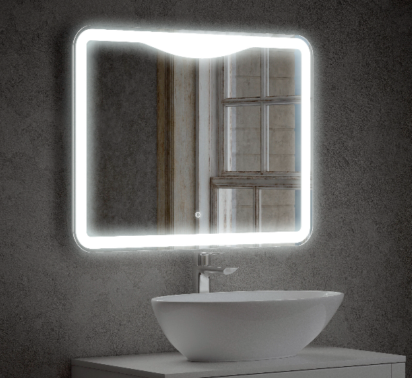 Зеркало Corozo Орли 80 см SD-00000920 белое c подсветкой