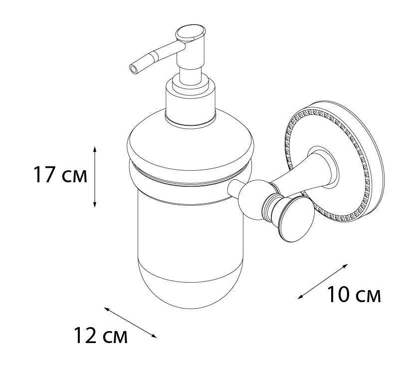 Дозатор для жидкого мыла FIXSEN ADELE FX-55012