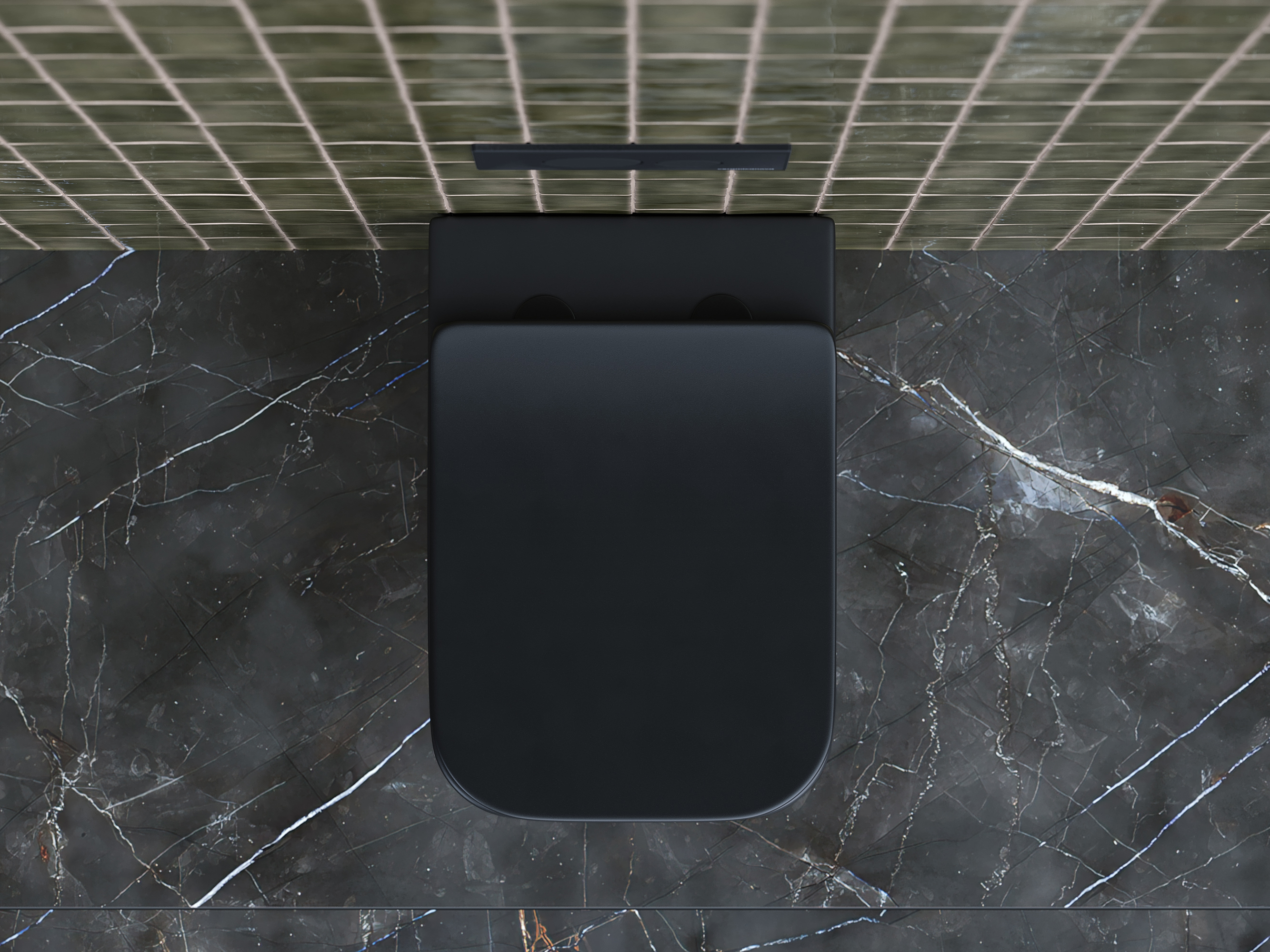Комплект подвесной безободковый унитаз Ceramica Nova Metric CN3007MB черный матовый с сиденьем микролифт  +  инсталляция Geberit Delta 458.163.21.1 с панелью смыва, хром глянцевый