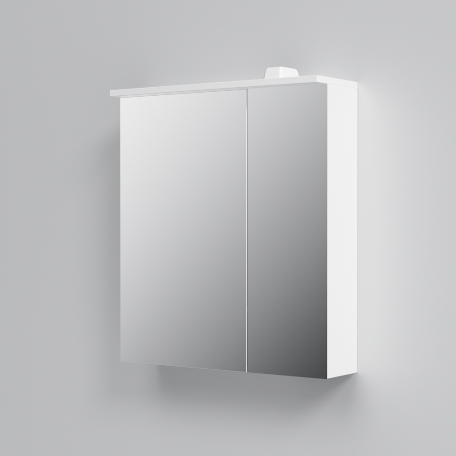 Зеркальный шкаф Am.Pm Spirit 2.0 M70AMCL0601WG правый 60 см белый глянец с подсветкой