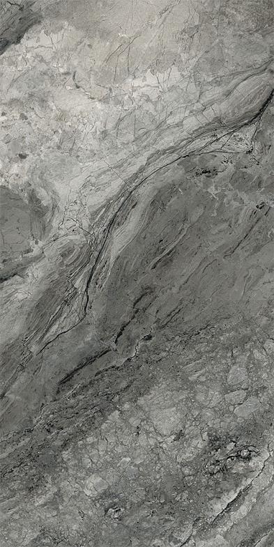 Керамогранит Vitra MarbleSet Иллюжн Темно-серый Лаппато R9 60х120 - изображение 3