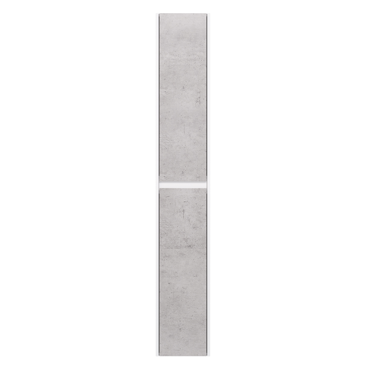 Шкаф-пенал Dreja Slim 30 см 99.0505 глянцевый белый / бетон