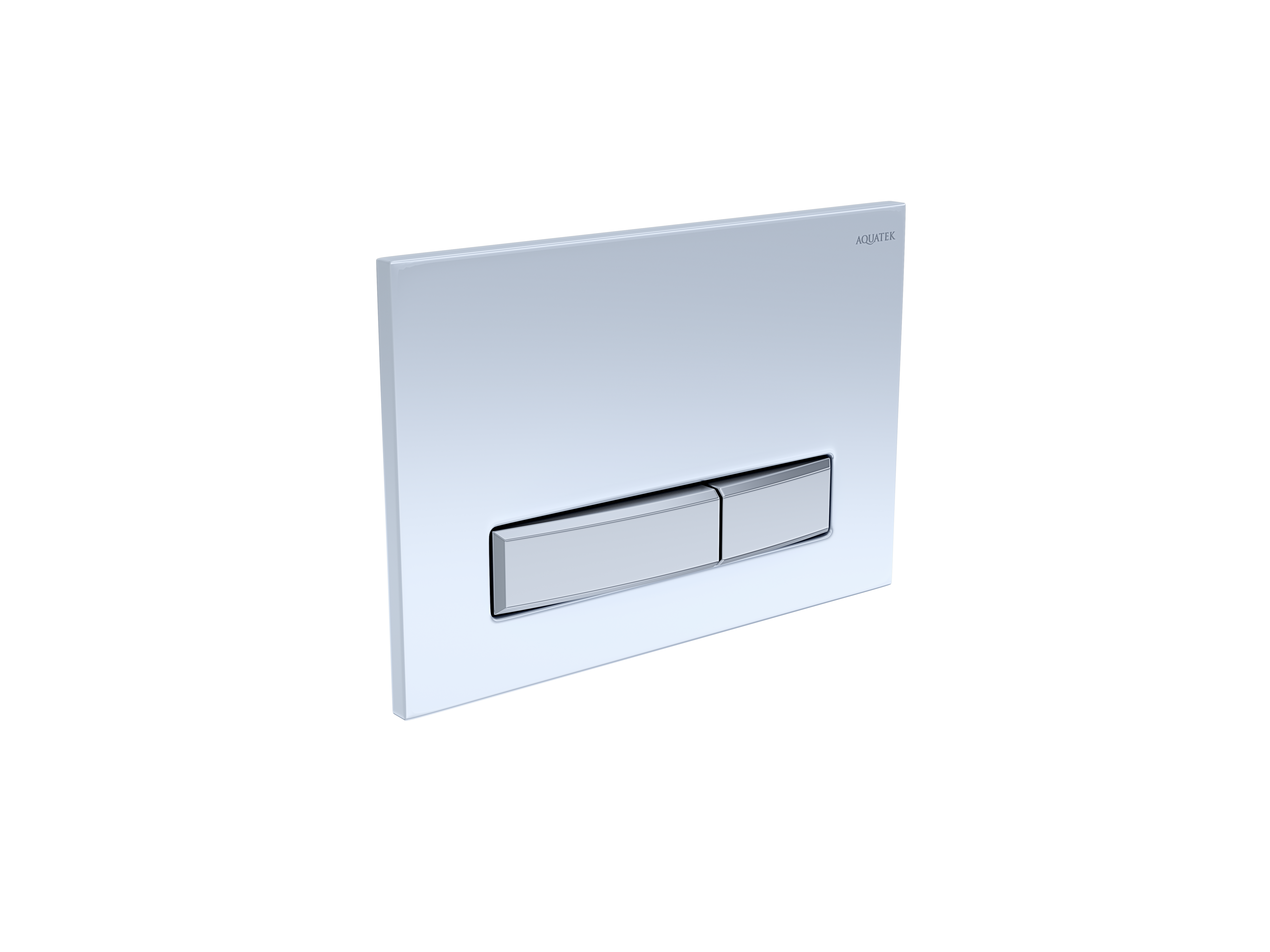 Панель смыва Aquatek Slim, KDI-0000022, белая глянцевая