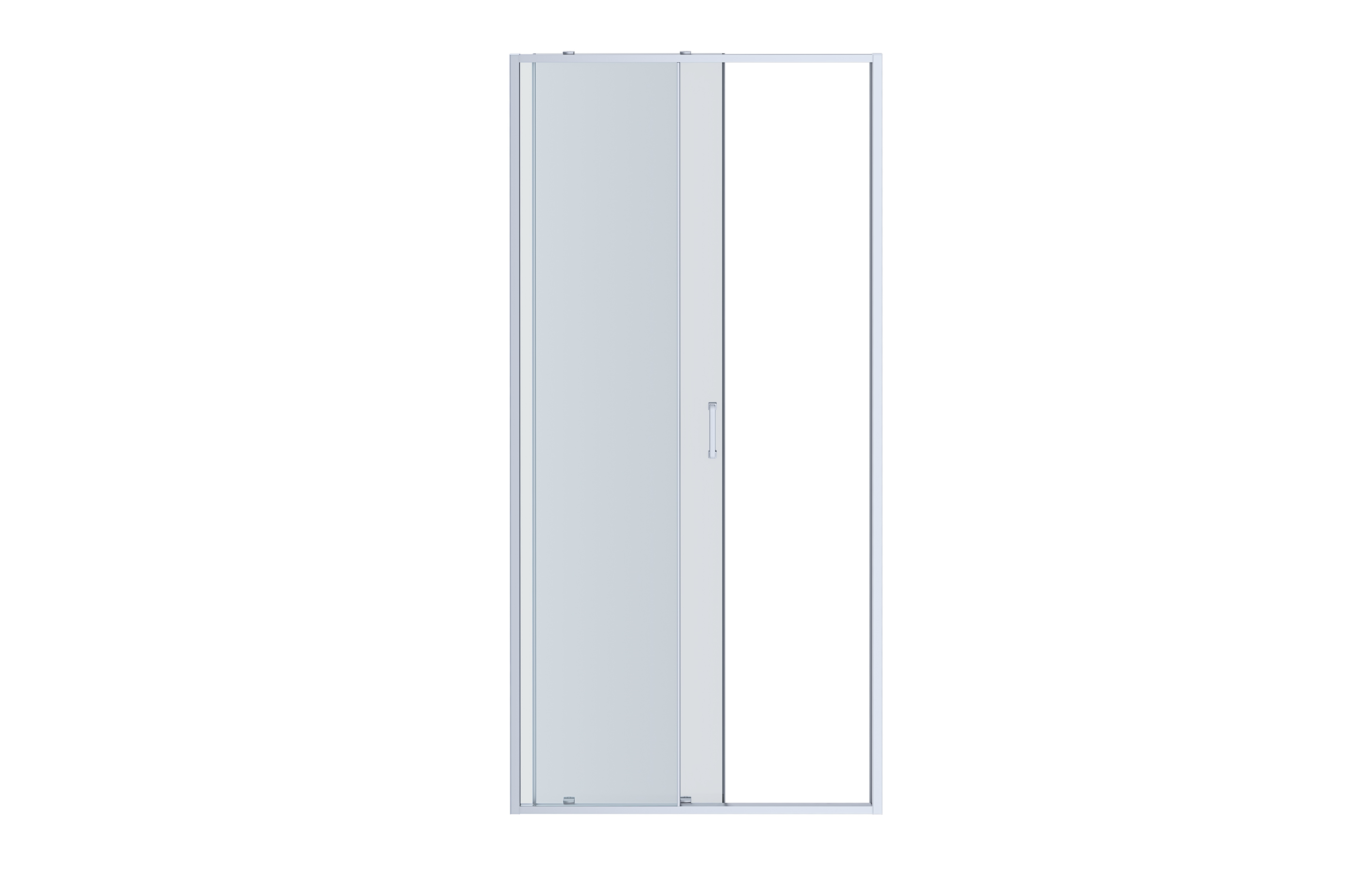 Душевая дверь Aquatek 120х200 см AQ ARI RA 12020CH профиль хром, стекло прозрачное