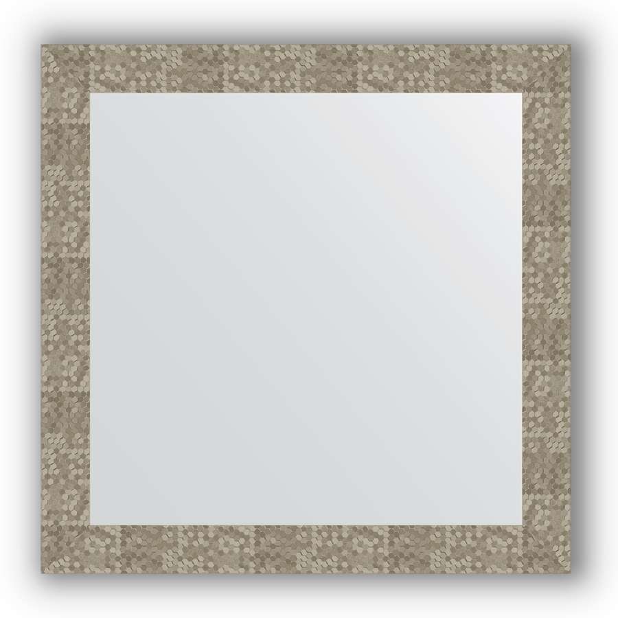 Зеркало в багетной раме Evoform Definite BY 3244 76 x 76 см, соты титан 